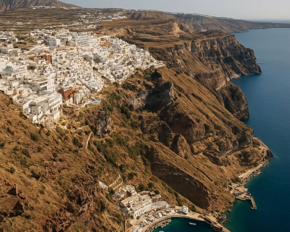 Thira cruise port