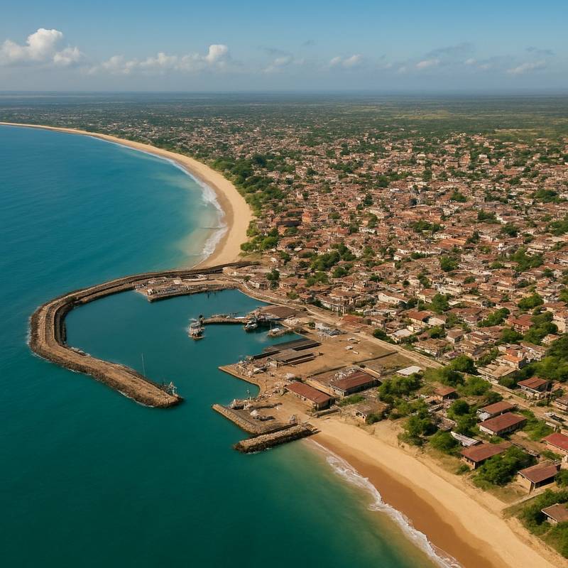 Toamasina, Madagascar Cruise Port - overhead view of the Toamasina itinerary stop located in the Other (Asia/Africa/Middle East) cruising region