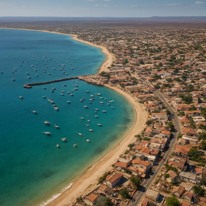 Toliara, Madagascar Cruise Port - overhead view of the Toliara itinerary stop located in the Other (Asia/Africa/Middle East) cruising region