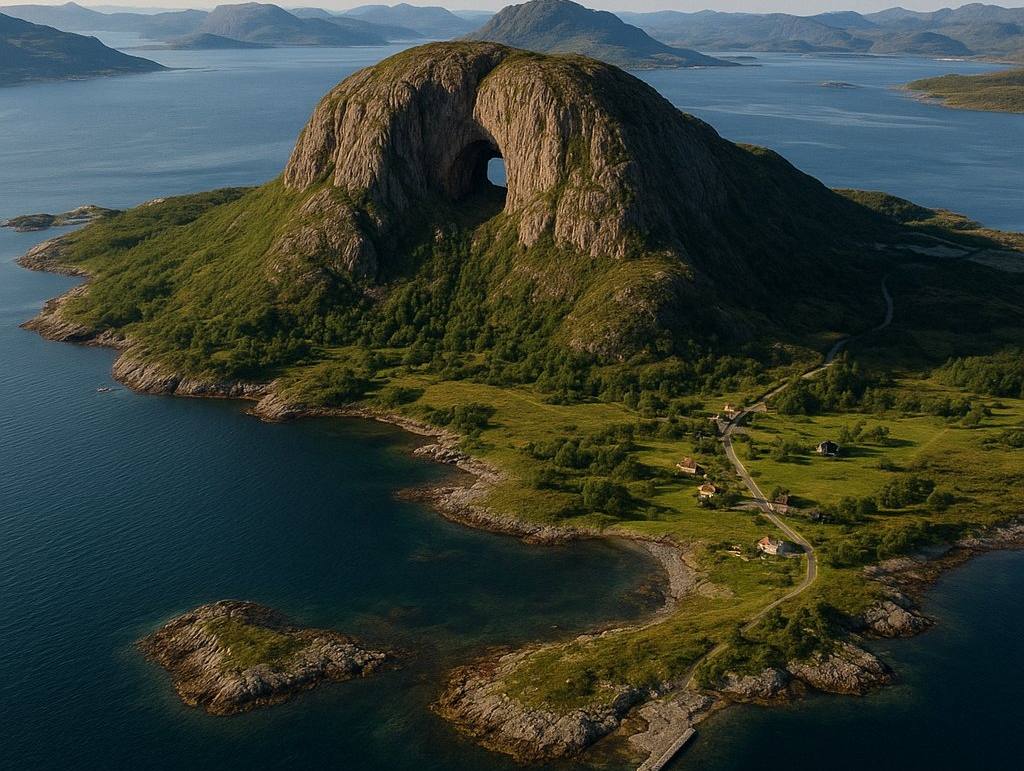 Torghatten, Bronnoy, Norway cruise port