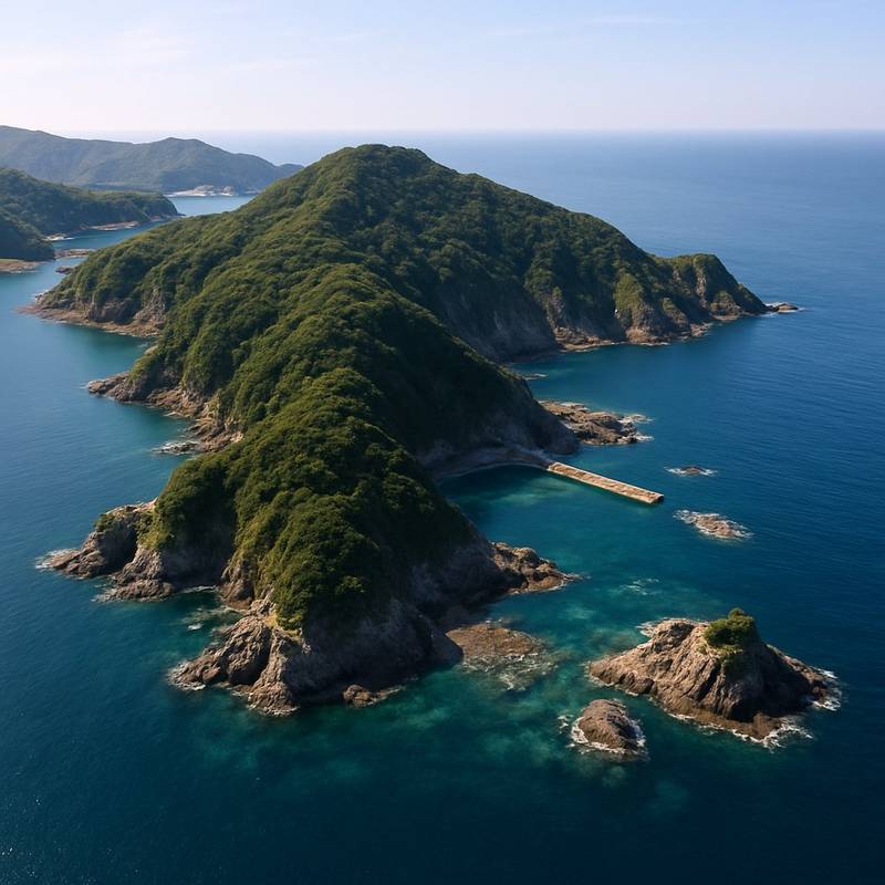 Tori Shima Island Japan Cruise Port - overhead view of the Tori Shima itinerary stop located in the Other (Asia/Africa/Middle East) cruising region
