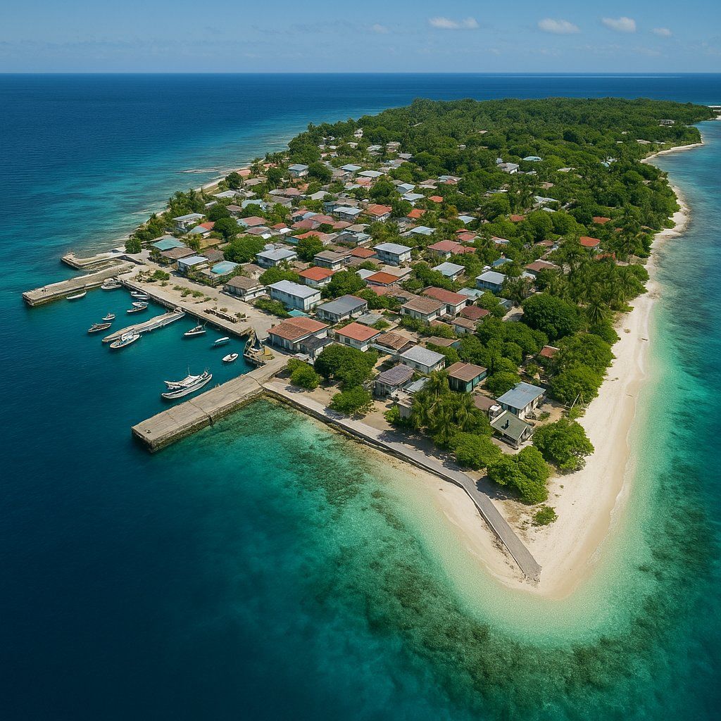 Utheemu Maldives Cruise Port - overhead view of the Utheemu itinerary stop located in the Other (Asia/Africa/Middle East) cruising region