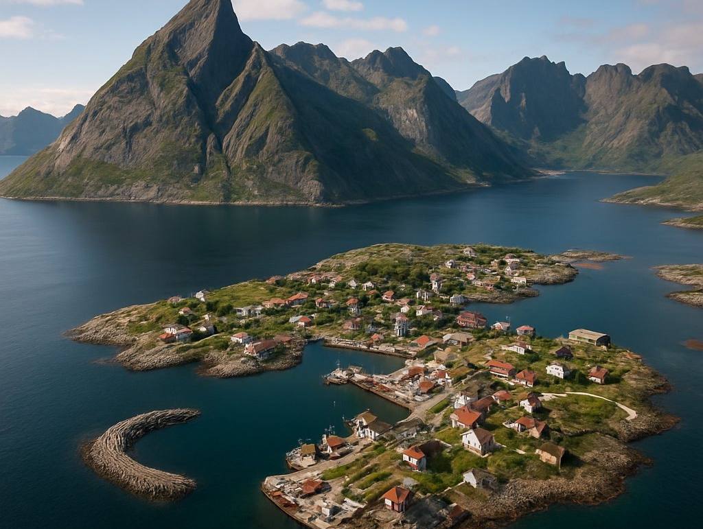 Vaeroy, Lofoten Islands, Norway cruise port