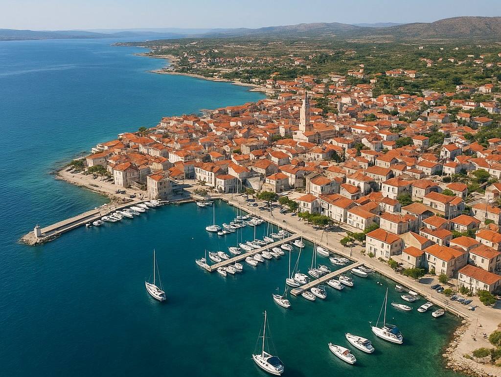 Vodice (sibenik), Croatia cruise port