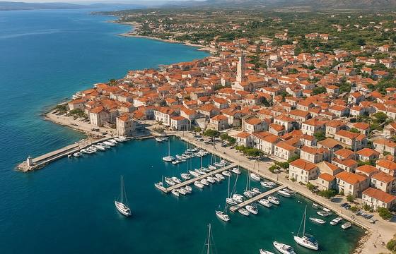Vodice cruise port