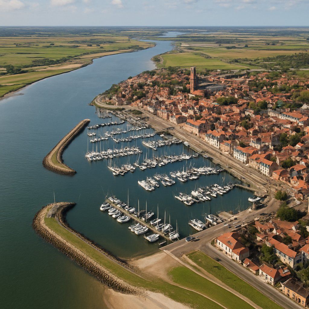 Walcheren, Netherlands Cruise Port - overhead view of the Walcheren itinerary stop located in the Europe - Western Europe cruising region