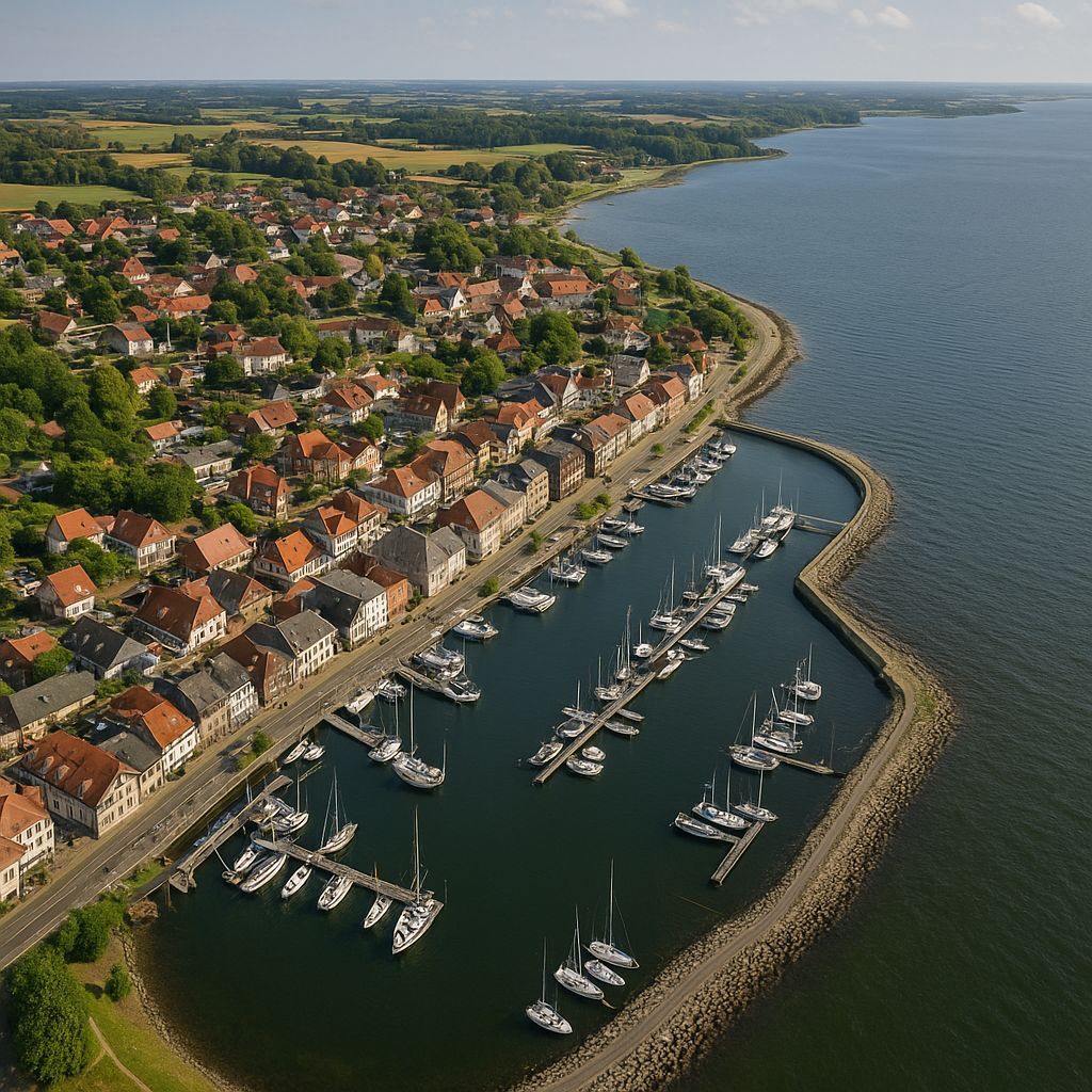 Winnigen, Germany Cruise Port - overhead view of the Winnigen itinerary stop located in the Europe - Western Europe cruising region
