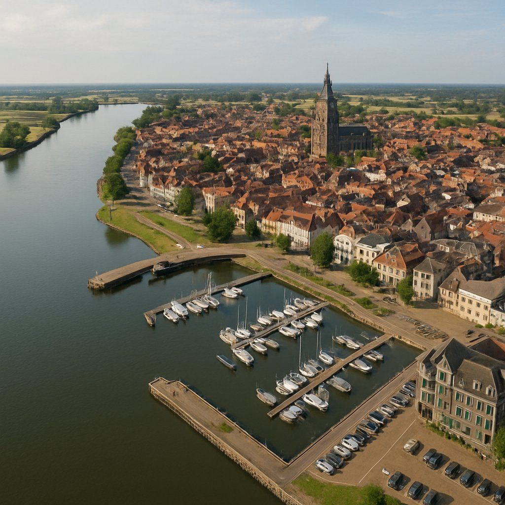 Zutphen Cruise Port - overhead view of the Zutphen itinerary stop located in the Europe - Western Europe cruising region