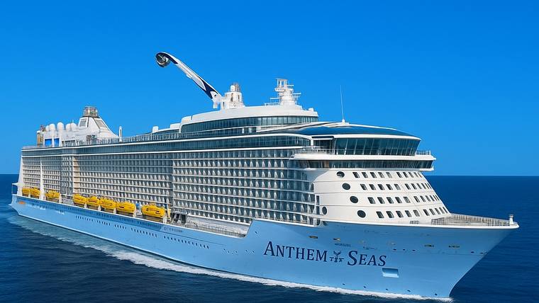 Anthem of the Seas cruise ship at sea