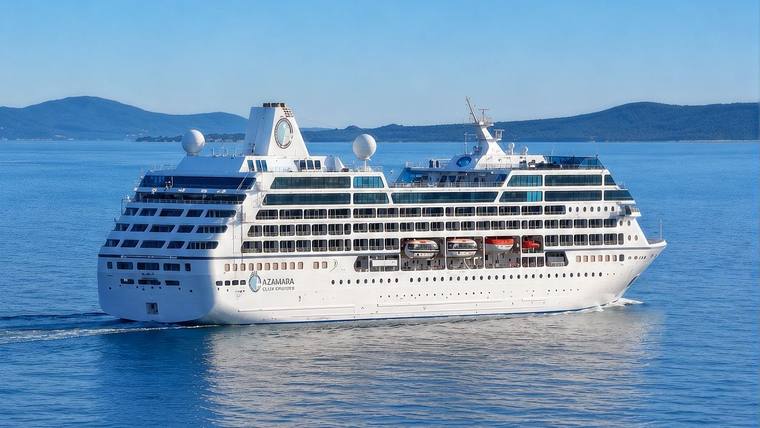 Azamara Quest cruise ship at sea
