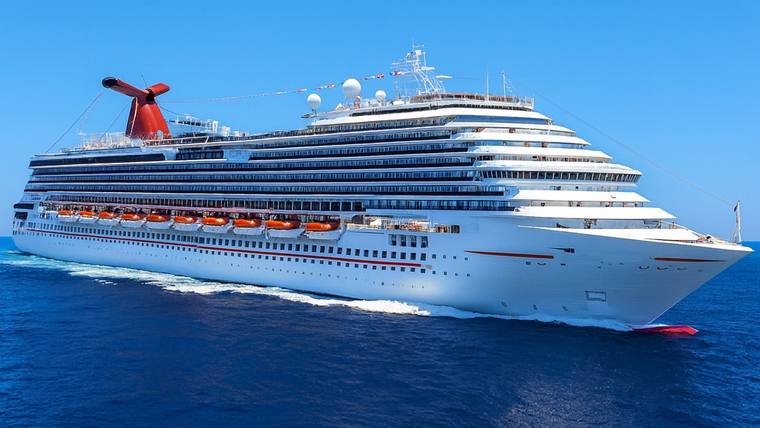 Carnival Breeze cruise ship at sea
