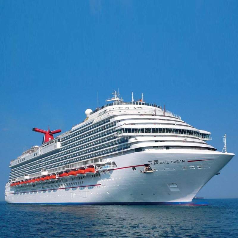 Carnival Dream Size Infographic