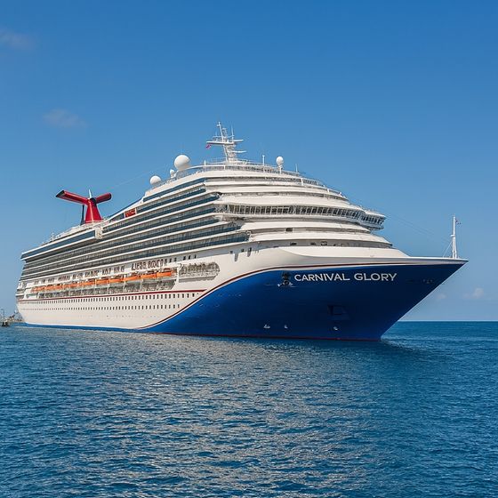 Carnival Glory at sea