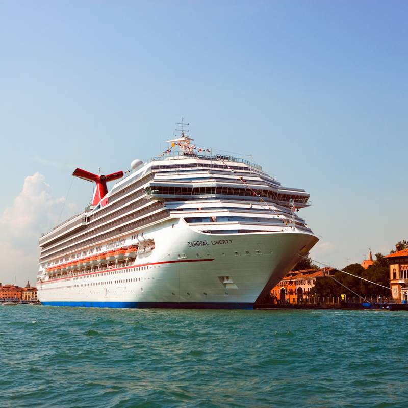 Carnival Liberty Size Infographic