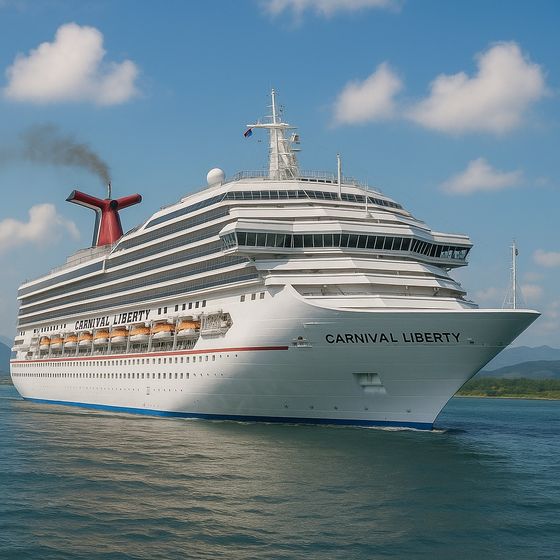 Carnival Liberty at sea