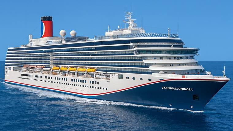 Carnival Luminosa cruise ship at sea