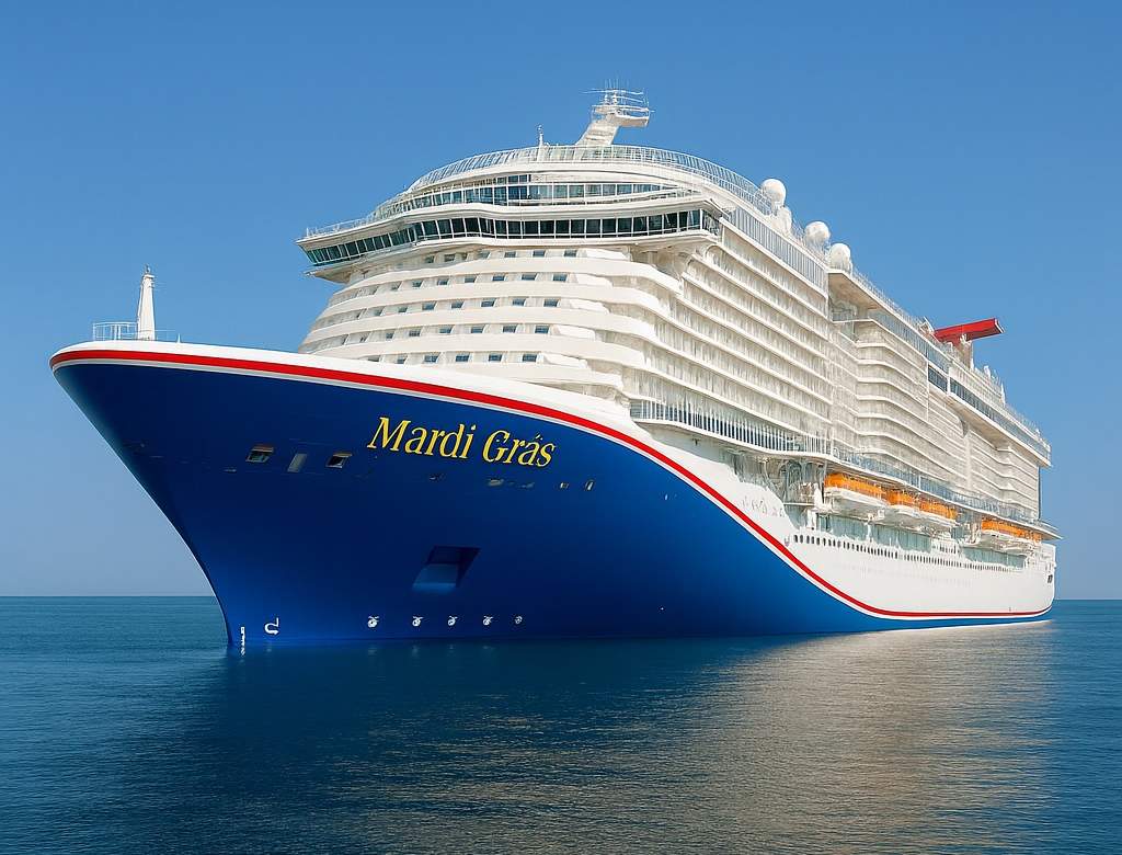 Carnival Mardi Gras exterior