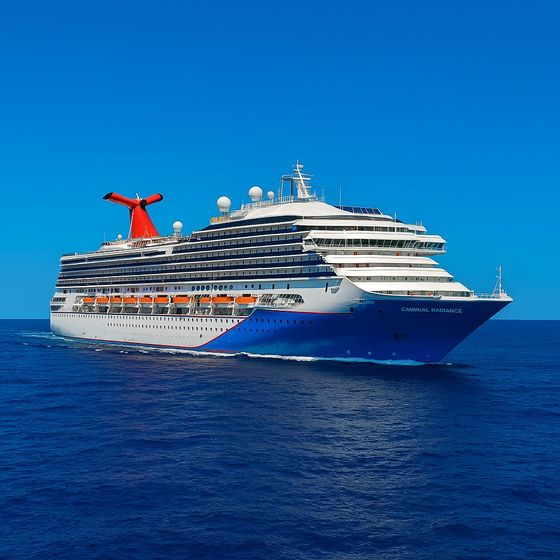 Carnival Radiance at sea