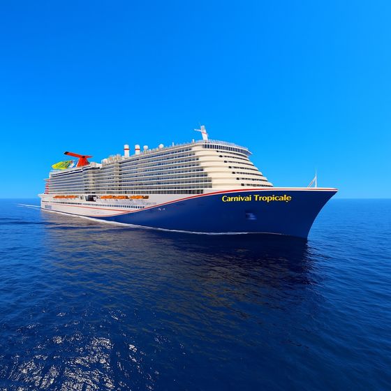 Carnival Tropicale at sea