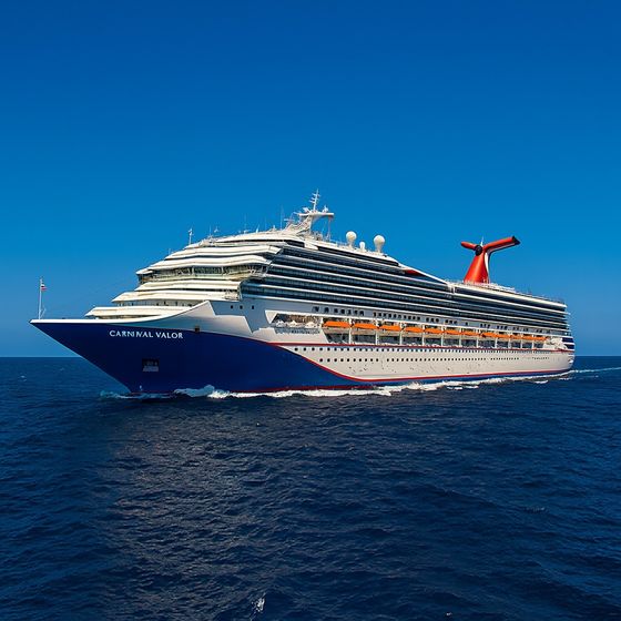 Carnival Valor at sea