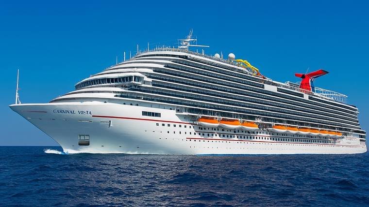 Carnival Vista cruise ship at sea