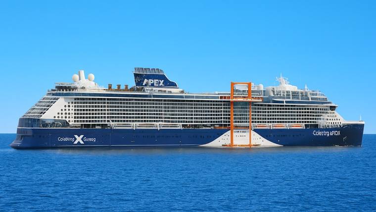 Celebrity Apex cruise ship at sea