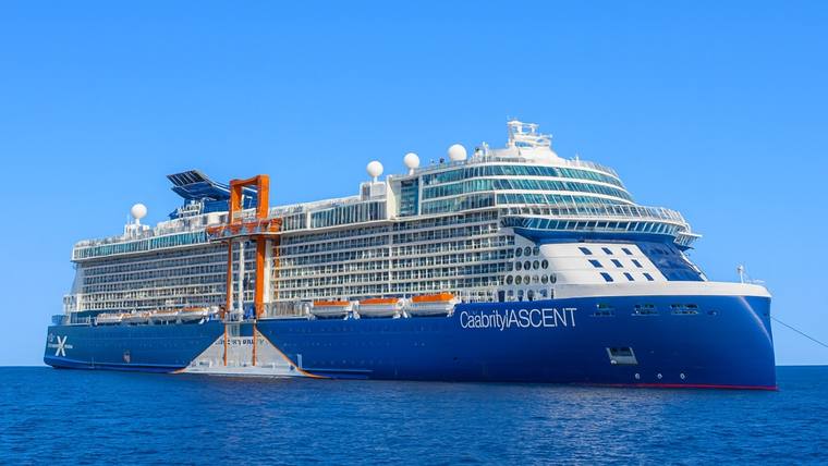 Celebrity Ascent cruise ship at sea
