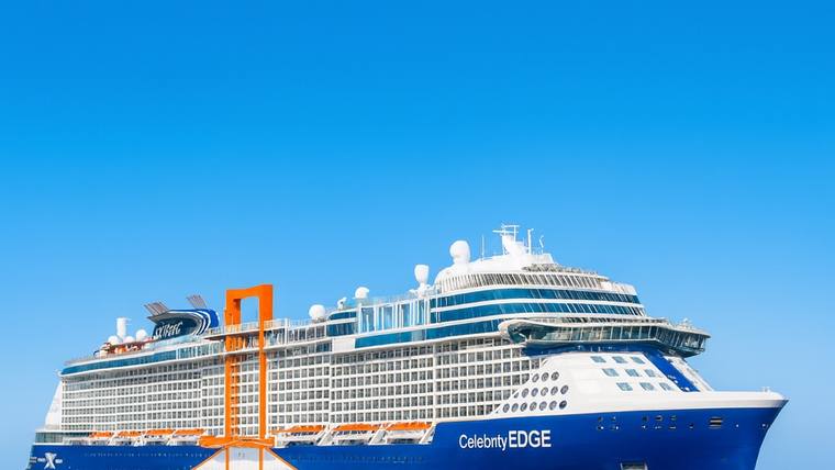 Celebrity Edge cruise ship at sea