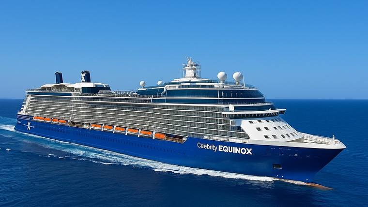 Celebrity Equinox cruise ship at sea