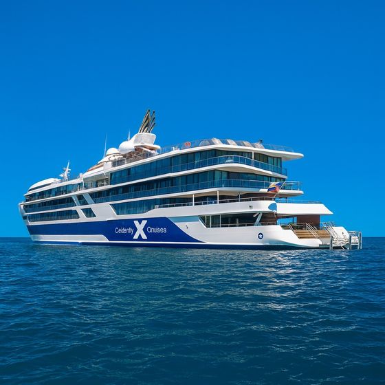 Celebrity Flora at sea