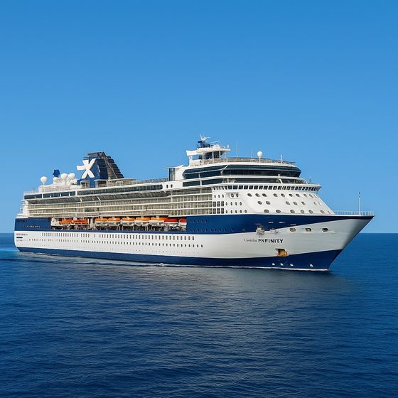 Celebrity Infinity at sea