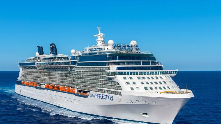 Celebrity Reflection cruise ship at sea
