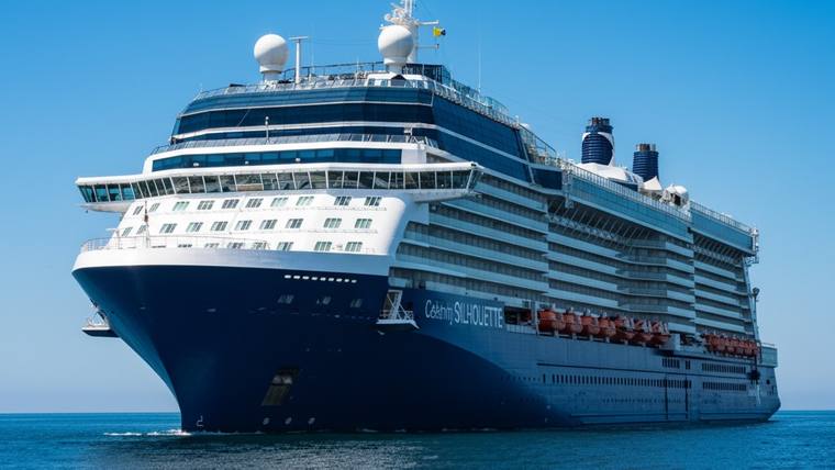 Celebrity Silhouette cruise ship at sea