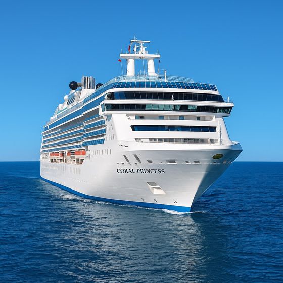 Coral Princess at sea