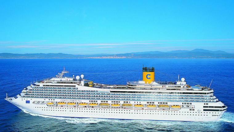 Costa Fortuna cruise ship at sea