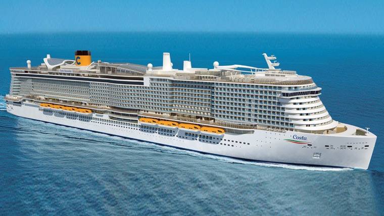 Costa Toscana cruise ship at sea