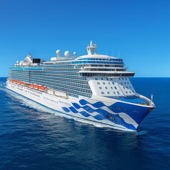 Discovery Princess at sea