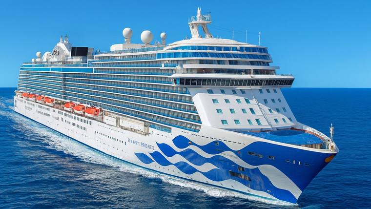 Discovery Princess cruise ship at sea