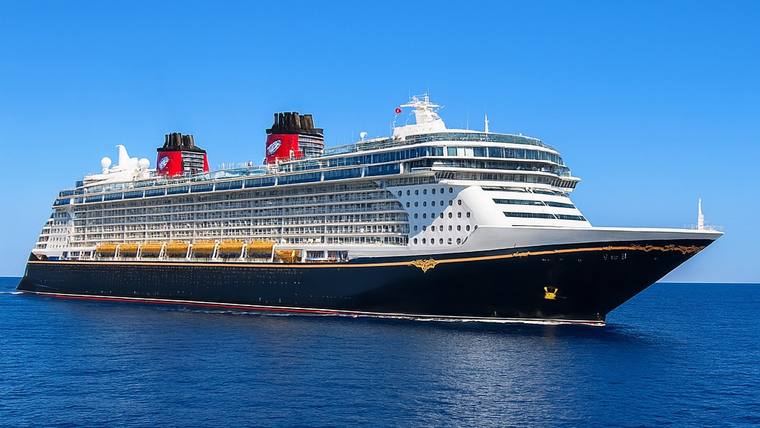 Disney Dream cruise ship at sea