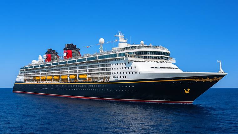 Disney Magic cruise ship at sea