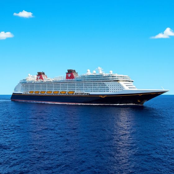 Disney Wish at sea