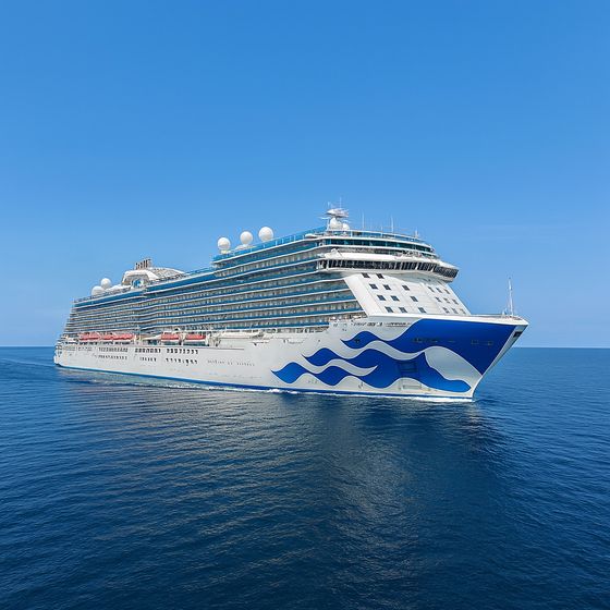 Enchanted Princess at sea