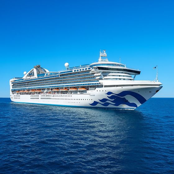 Grand Princess at sea