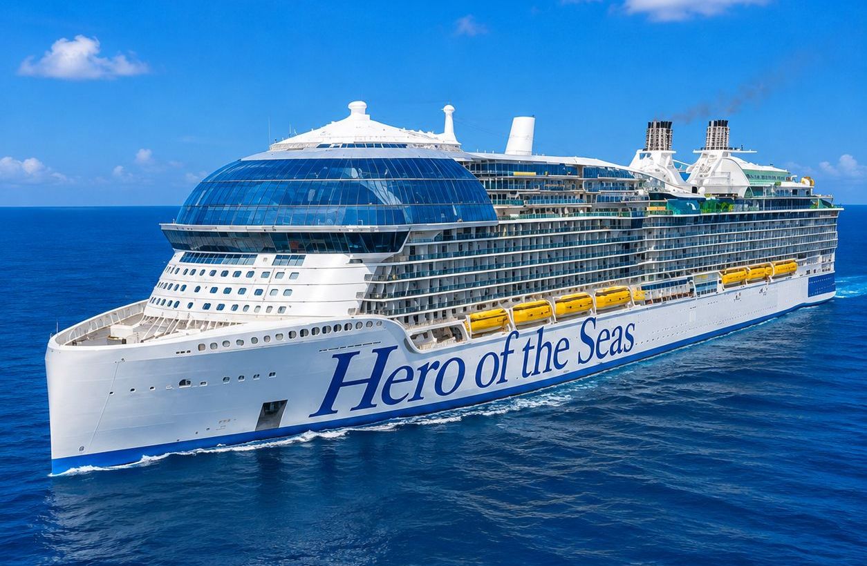 Hero of the Seas cruise ship exterior
