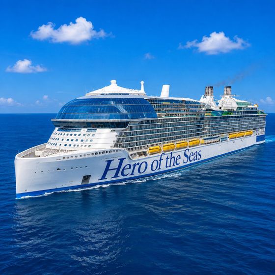 Hero of the Seas at sea