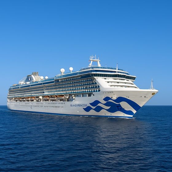 Island Princess at sea