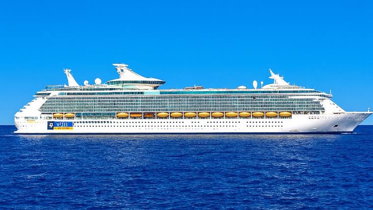Liberty of the Seas cruise ship at sea