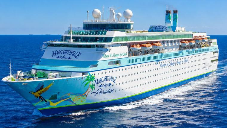 Margaritaville Paradise cruise ship at sea