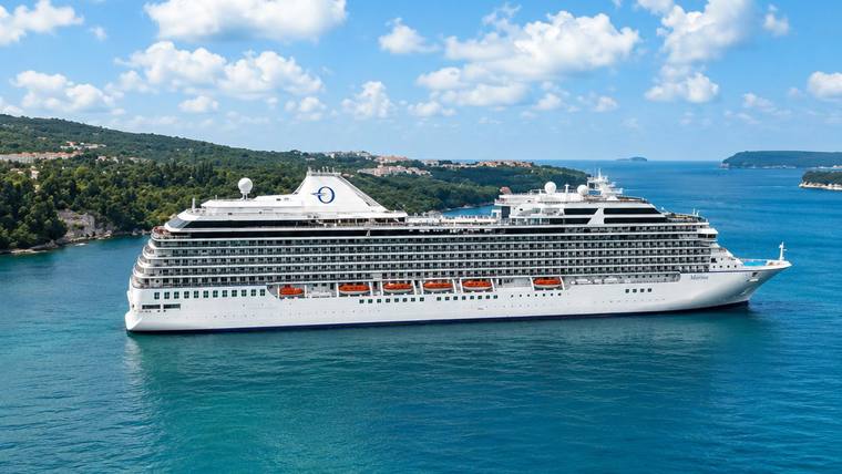 Marina cruise ship at sea