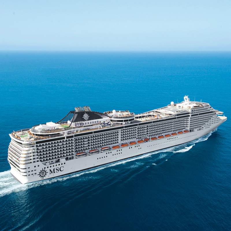 MSC Divina Size Infographic